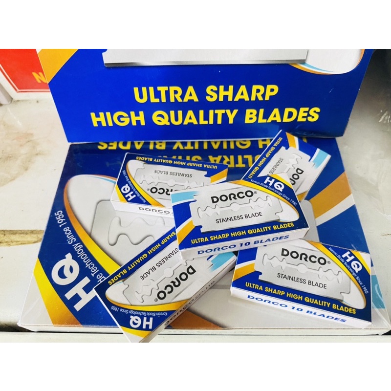 Dao cạo lưỡi lam Dorco hộp 10 lưỡi