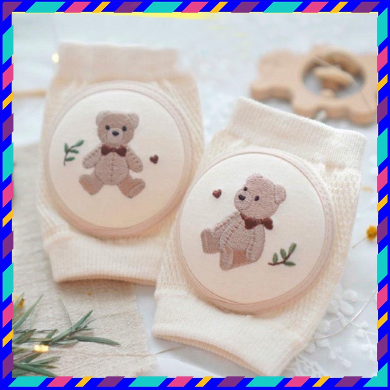 Bọc Bảo Vệ Đầu Gối Cho Bé Phong Cách Hàn Xẻng Cao Cấp An Toàn Cho Bé Tập Bò
