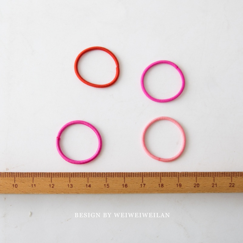 [Bộ 30] Dây Buộc Tóc Dây Cột Tóc Màu Kẹo Phụ Kiện Thời Trang Cho Bé AB023