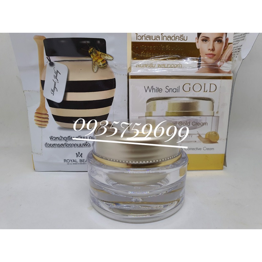 Kem Dưỡng Da Nâng Cơ Mặt White Snail Gold ỐC SÊN [CHÍNH HÃNG] Thái Lan+QUÀ TẶNG ĐI KÈM