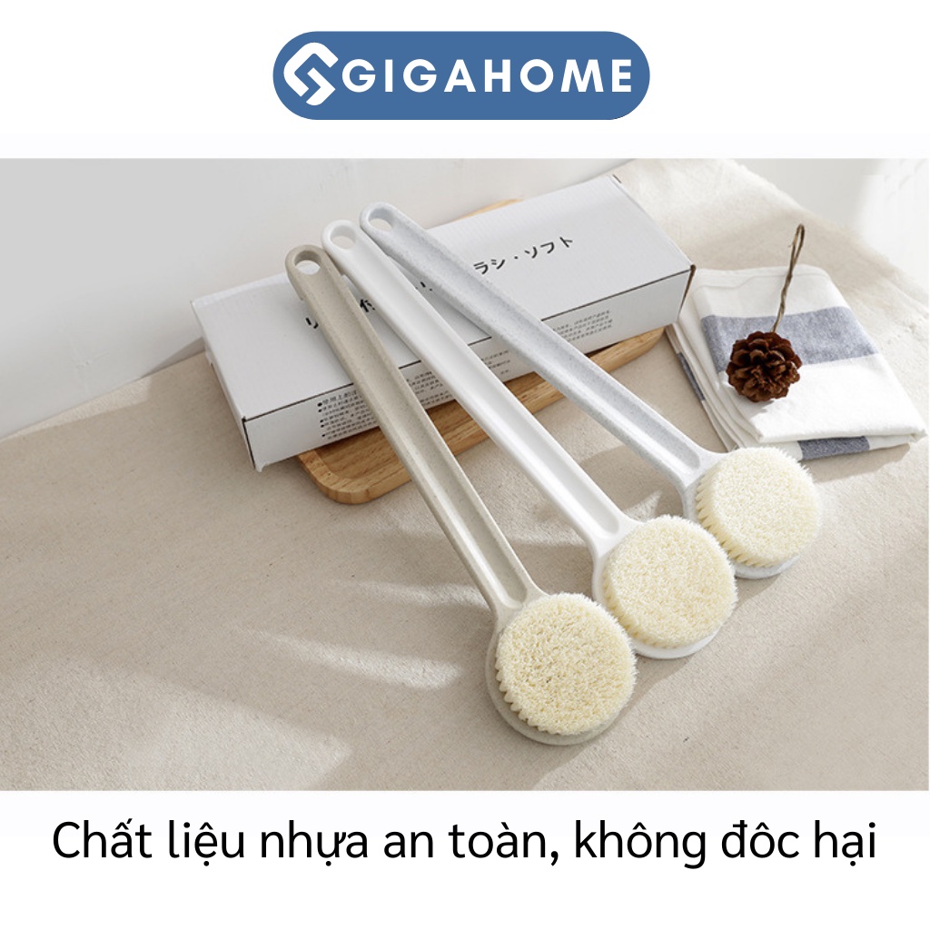 Cây Bàn Chải Cọ Chà Lưng GIGAHOME Tẩy Tế Bào Chết Lúa Mạch, Có Hộp 5078