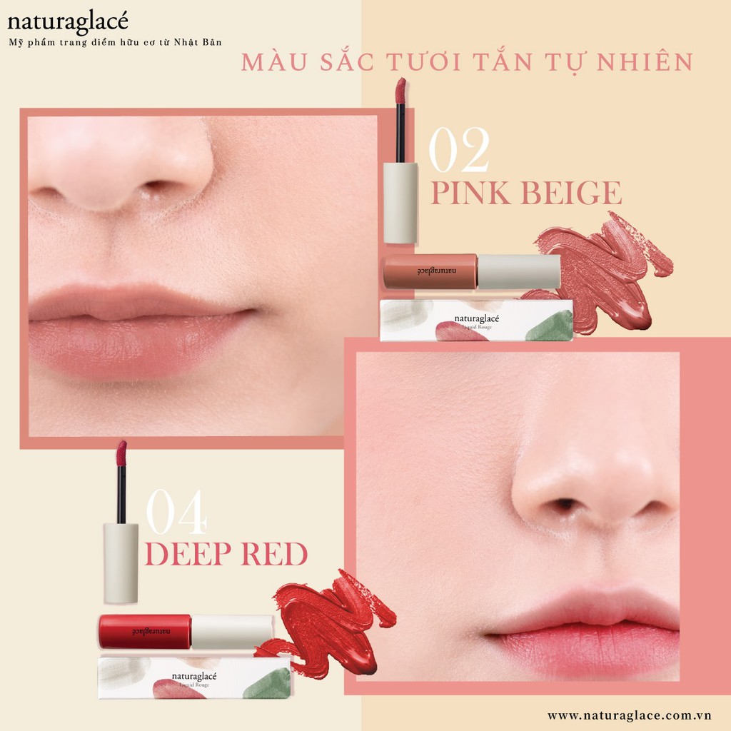 Son kem naturaglacé dưỡng ẩm mềm môi, chuẩn hữu cơ Nhật Bản, an toàn cho mẹ bầu và vùng môi nhạy cảm 5,2g | BigBuy360 - bigbuy360.vn