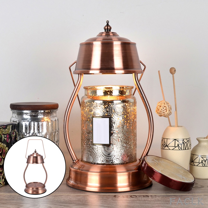 Aromatherapy Lamp Wax Melting Candle Warmer Stepless Dimming Lamp Bedside Table Decoration Night Light for Home Bedroom SPA