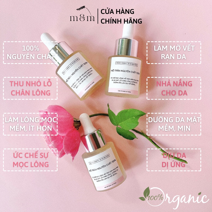 Mỡ Trăn Triệt Lông Nguyên Chất, An Toàn, Ức Chế Quá Trình Mọc Lông, Mờ Rạn Da, Lành Vết Bỏng, Thu Nhỏ Lỗ Chân Lông