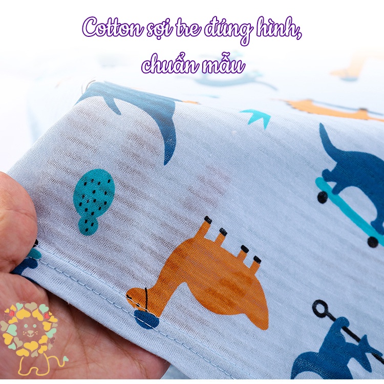 Quần áo dài tay trẻ em bộ ngủ nằm điều hoà cho bé chất cotton mịn bộ sợi tre thoáng khí mẫu mới 2022
