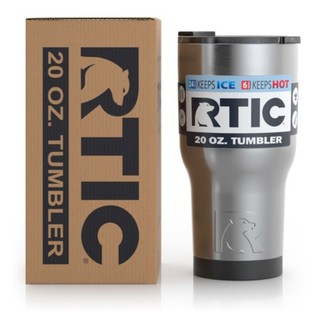 Ly giữ nhiệt RTIC 20oz - 600ml có nắp nhựa thông minh. Giữ nóng 6h, giữ lạnh 24h không đổ mồ hôi. Hàng xịn nhập từ Mỹ