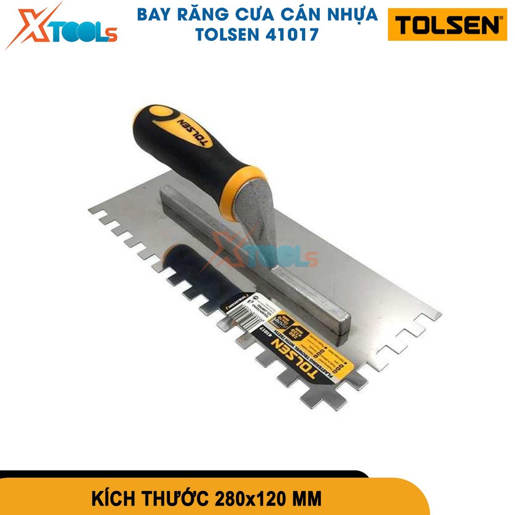 Bay hồ bàn chà sơn nước 280mm Tolsen, bay lát gạch dùng để làm phẳng bề mặt sau khi đổ bê tông [CHÍNH HÃNG][XTOOLS]