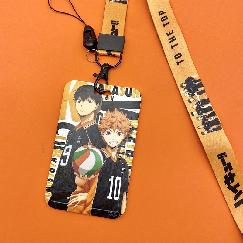 Vỏ Bọc Thẻ Bằng Nhựa Hình Anime Haikyuu Hinata Kageyama Tobio