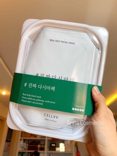 Mặt nạ rong biển tươi Cellbn Cellxv Real Kelp Facial Mask Hàn Quốc 20ml