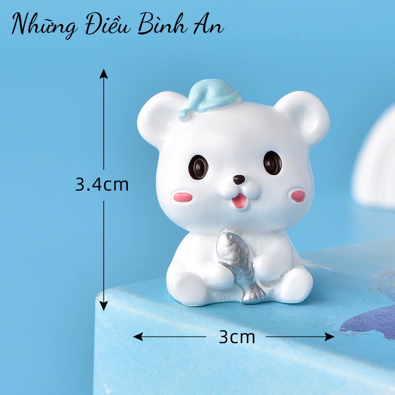 Tượng con vật nhiều mẫu trang trí ô tô, bàn làm việc, bánh kem đáng yêu dễ thương 💕FREESHIP 50k💕 Những Điều Bình An