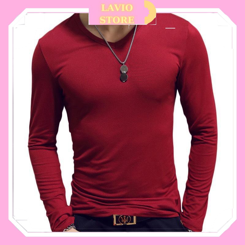 Áo thun nam dài tay trơn ôm body nam -88010- Nguyễn Trang