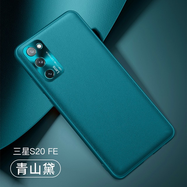 Ốp Điện Thoại Da Trơn Bảo Vệ Camera Kim Loại Cho Samsung Galaxy S22 Ultra S20 S21 FE Note 20 Ultra