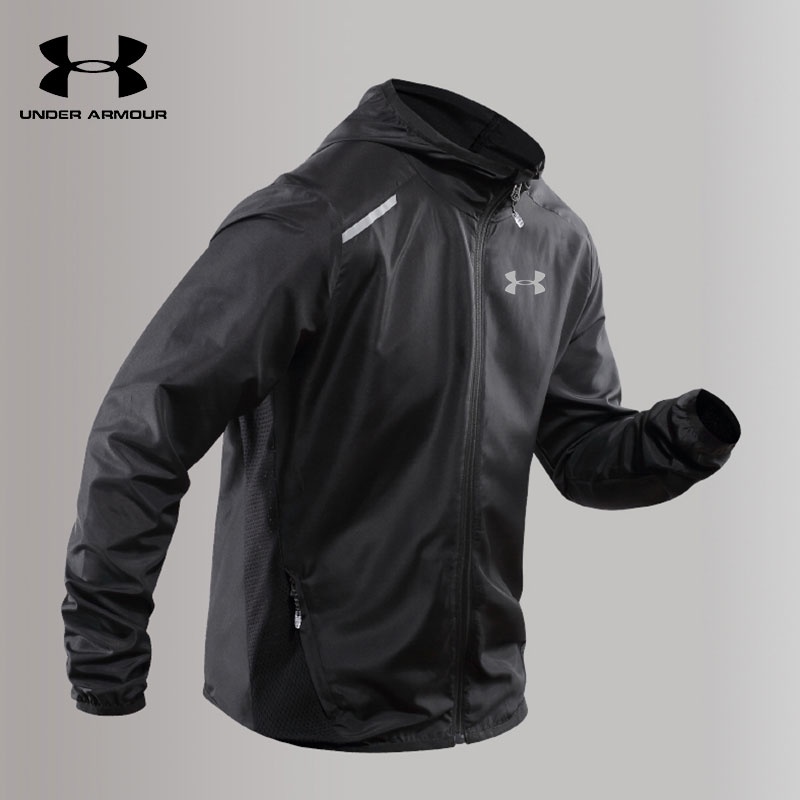 UNDER ARMOUR Áo Khoác Chống Nắng under Armor Có Mũ Trùm Thoáng Khí Mau Khô Mẫu Mới 2022