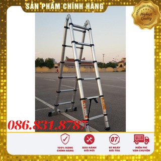 Thang nhôm rút Ninda ND-38AI( 1M9 + 1M9 ) .... MỚI NHẤT