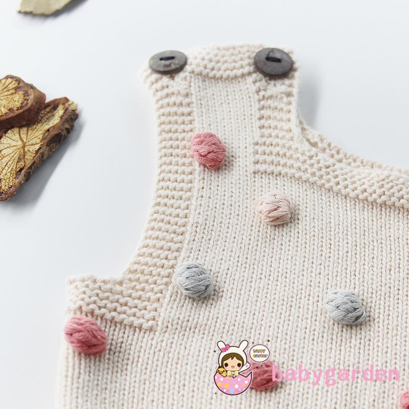 Áo liền quần cổ yếm dây rút đáng yêu cho bé gái