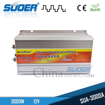 Bộ Kích Điện Inverter SUOER Từ 24V lên 230V 3000W Chống Ngược Cực