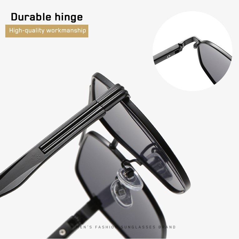 Kính Mát Phân Cực Gọng Kim Loại Thời Trang Cho Nam | BigBuy360 - bigbuy360.vn