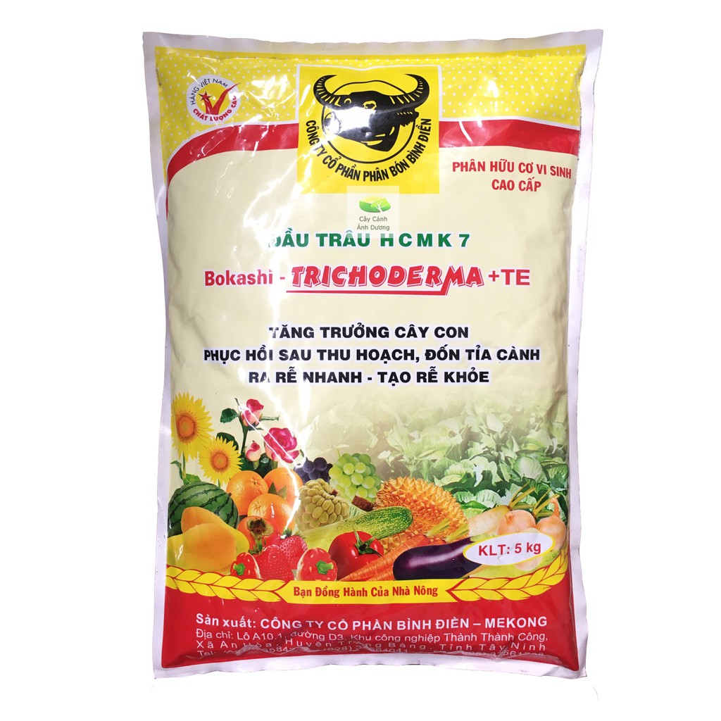 Phân hữu cơ đầu trâu Trichoderma 5kg