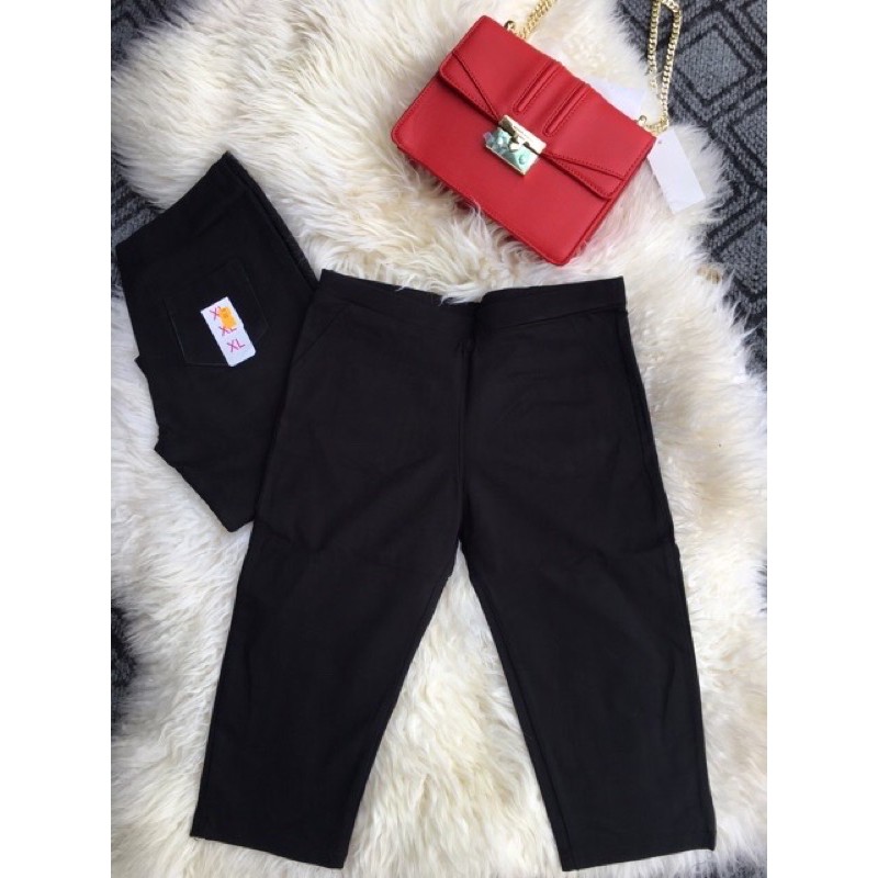 Quần legging cotton dáng lửng