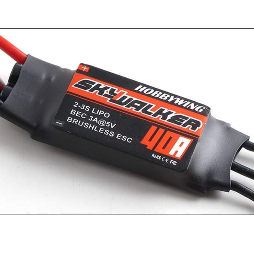 Mạch điều tốc ESC 40A, 50A, 60A, 80A Skywalker Hobbywing (có hàn sẵn jack) cho motor 3 pha brushless – Luân Air Models