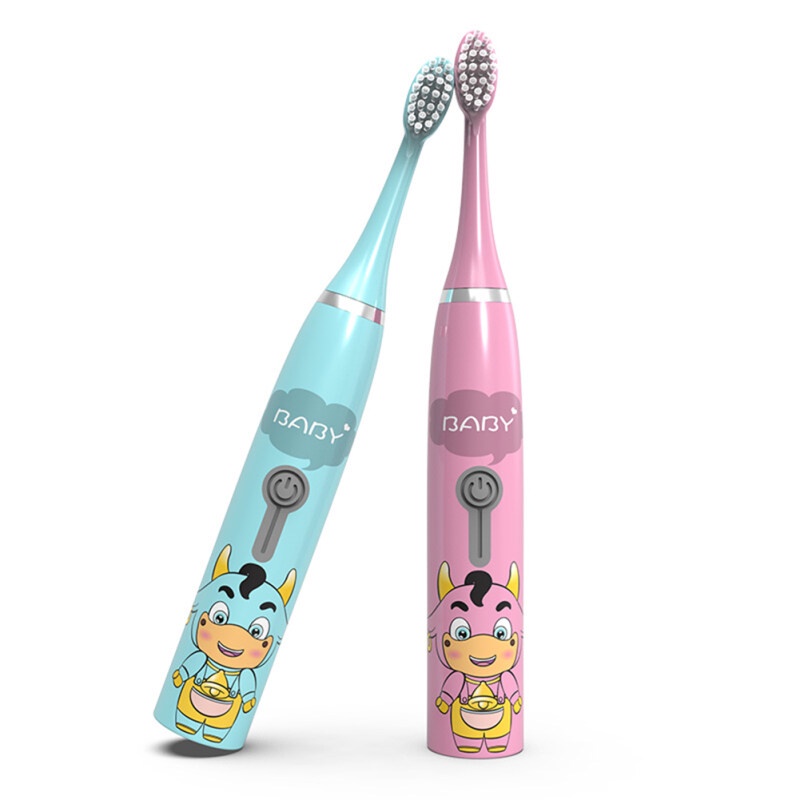 [Hàng mới về] Bàn chải đánh răng điện sonic/ Đầu bàn chải chống thấm nước làm trắng răng