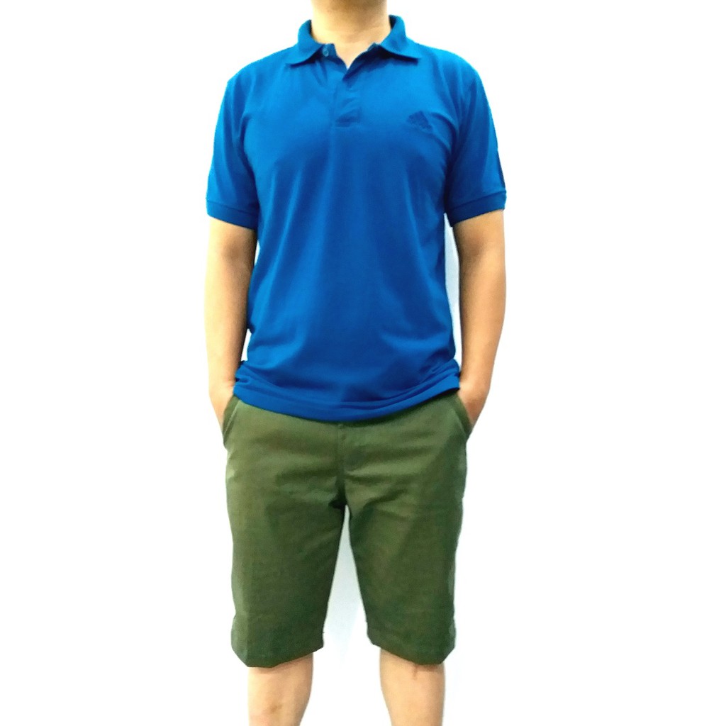 Áo thun nam, áo thun nam tay ngắn, vải cá sấu, cotton, co giãn 4 chiều , thêu logo- Hàng VN