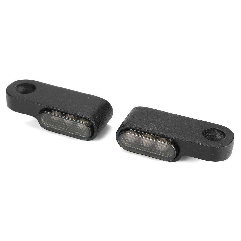 Đèn Tín Hiệu Mini 3 Bóng LED DC 12V Gắn Tay Lái Xe Máy Chống Rung Thông Dụng
