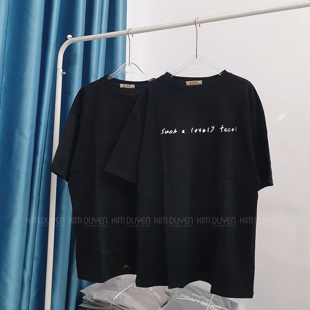 Áo Thun 3158 Suck A Lovely Áo Phông Trơn 3158 Form Rộng Tay Lỡ Dáng Oversize Nam Nữ Chất Vải Dày Dặn Mặc Mát Mẻ