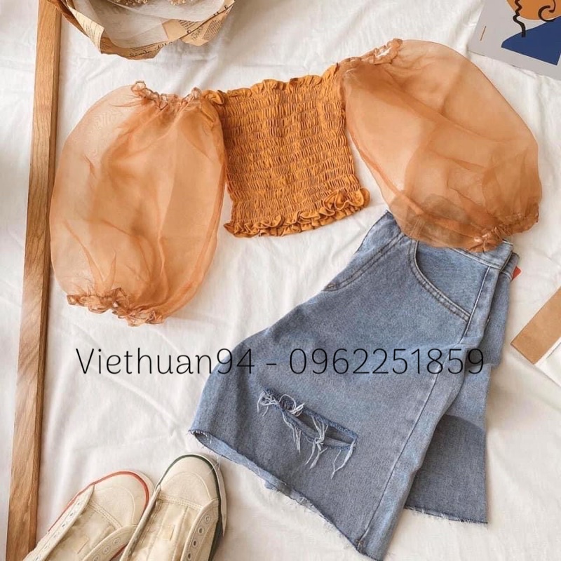 Quần bò ngố rách nhẹ phom chuẩn sịn kèm ảnh thật