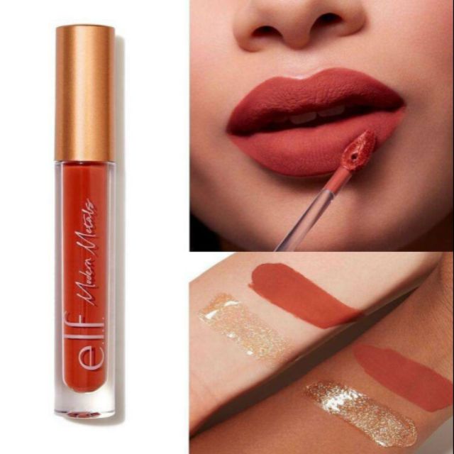 SON KEM ELF MODERN METAL LIQUID MATTE