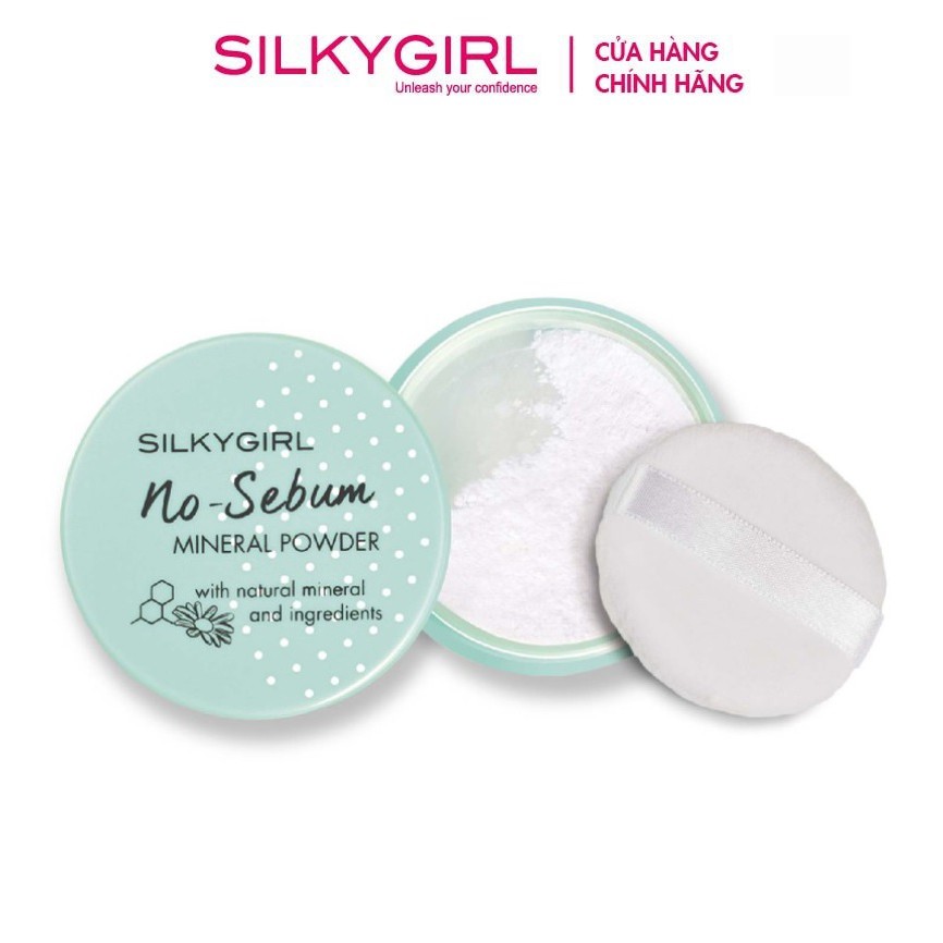 Phấn Phủ Khoáng Kiềm Dầu Silkygirl No-Sebum Mineral Powder 5g