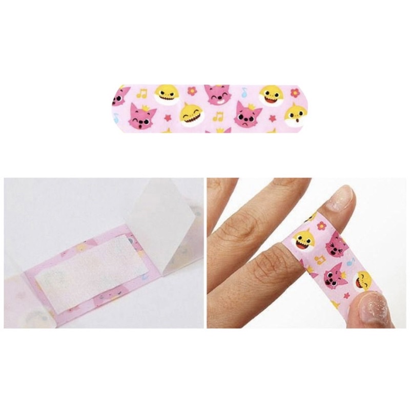 Băng keo cá nhân cho bé Hàn quốc Pinkfong hộp 16 miếng