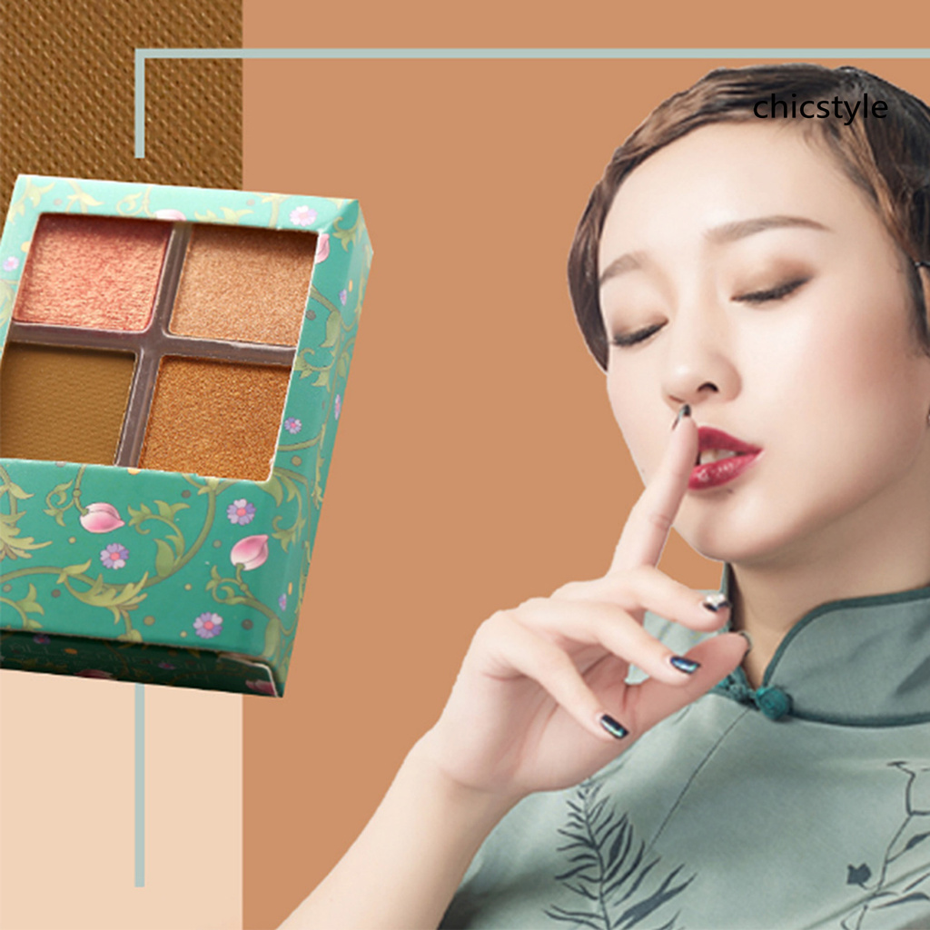 (Hàng Mới Về) Bảng Phấn Mắt Chống Thấm Nước Thiết Kế Di Động Tiện Dụng Cho Nữ | BigBuy360 - bigbuy360.vn