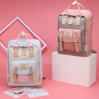 Balo đi học Ulzzang màu hồng đen xanh