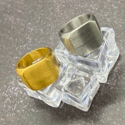 NHẪN TRƠN HIPHOP TITAN KHÔNG HAN GỈ KHÔNG BAY MÀU by MAMA KING