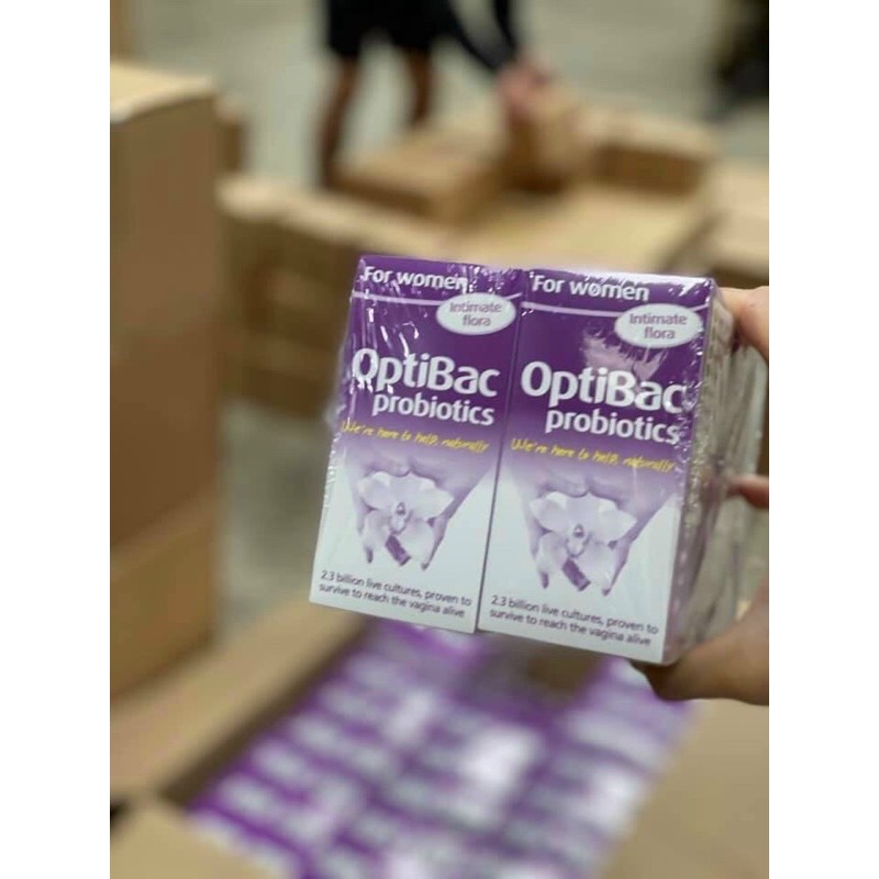 Men optibac tím phụ khoa 30 viên