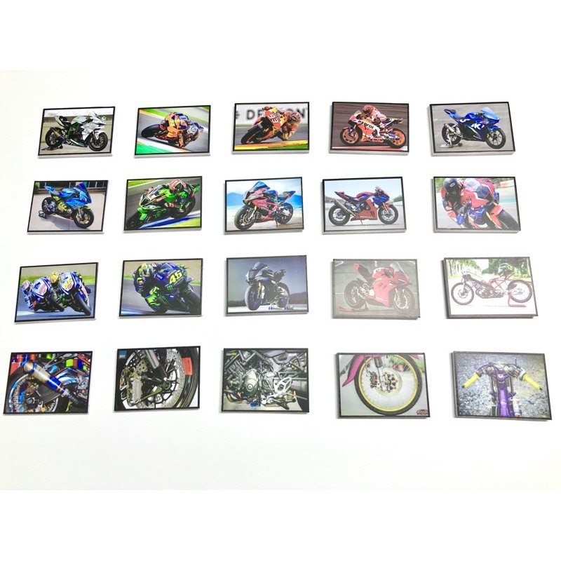 4 bức ảnh moto & oto trang trí gara