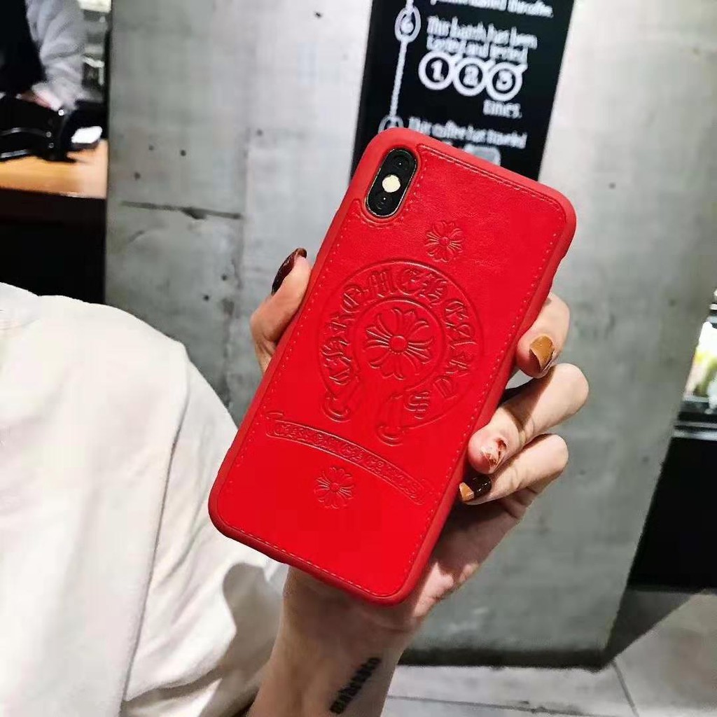 Ốp lưng mềm họa tiết Chrome Hearts cho iPhone12promax 11 Pro Max XsMax XR Xs i6/7/8 Plus