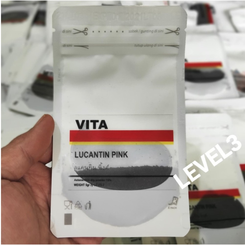 Vita Lucantin (Hàng Mới Về) Phấn Má Hồng Carophyll Astaxanthin 10% Chính Hãng 100% 5gr
