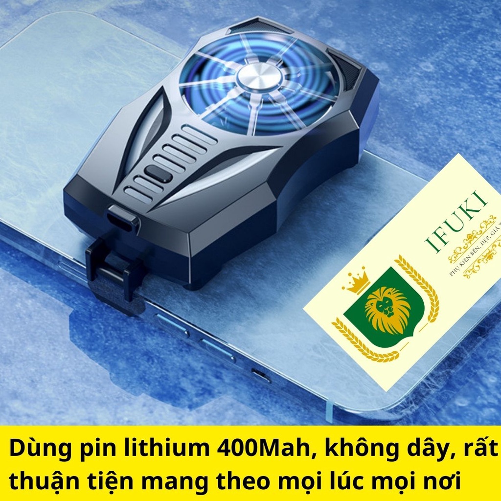 Quạt tản nhiệt điện thoại không dây mini , làm mát lạnh máy dt - So cool