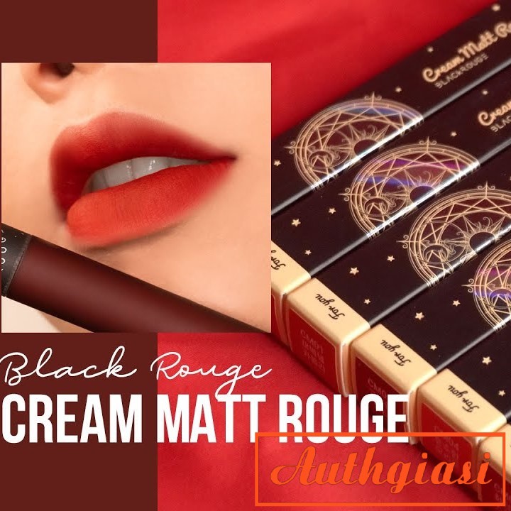 [Mới 2020] Son Kem Lì Black Rouge Cream Matt Rouge BR phiên bản Tarot | Thế Giới Skin Care