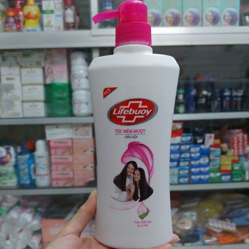 DẦU GỘI SIÊU MỀM MƯỢT TÓC LIFEBUOY 640G VỚI TINH CHẤT SỮA VÀ LÔ HỘI, HÀNG CHÍNH HÃNG