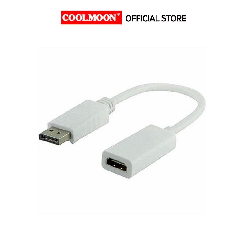 Cáp chuyển đổi Display Port sang HDMI 15cm (Trắng)