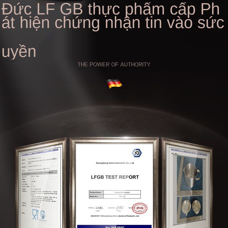 Bộ lọc dầu bằng thép ba hoặc bốn của Đức không gỉ 304 gia dụng với cặn tạo tác chai