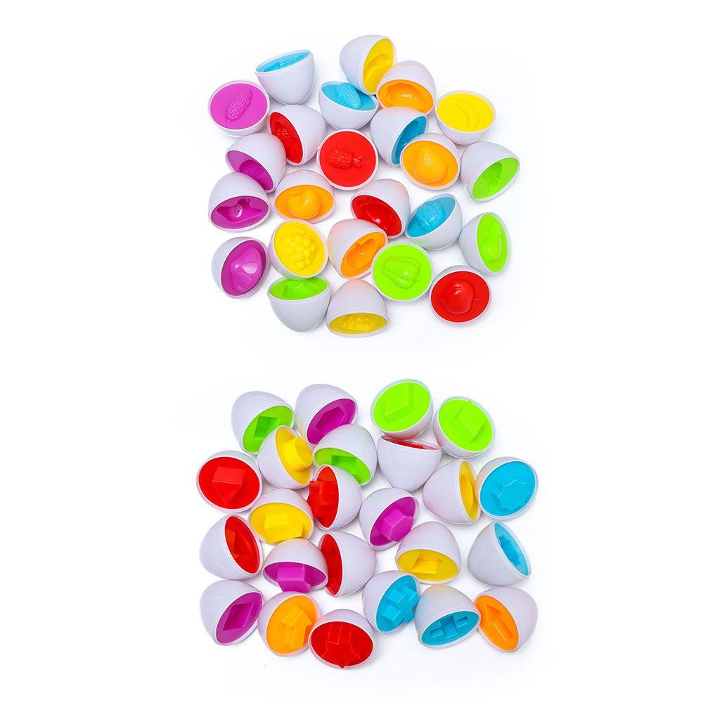 BEBETTERM Bộ 12 Quả Trứng Đồ Chơi Thông Minh 3D Theo Phương Pháp Montessori