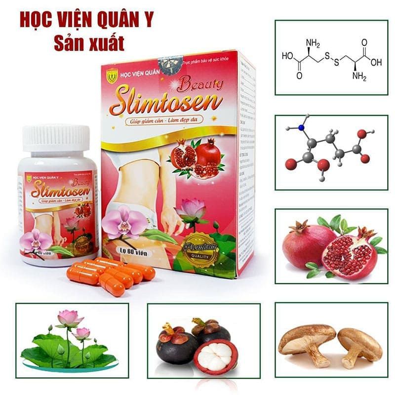 Viên giảm cân SlimBeauty học viện quân y