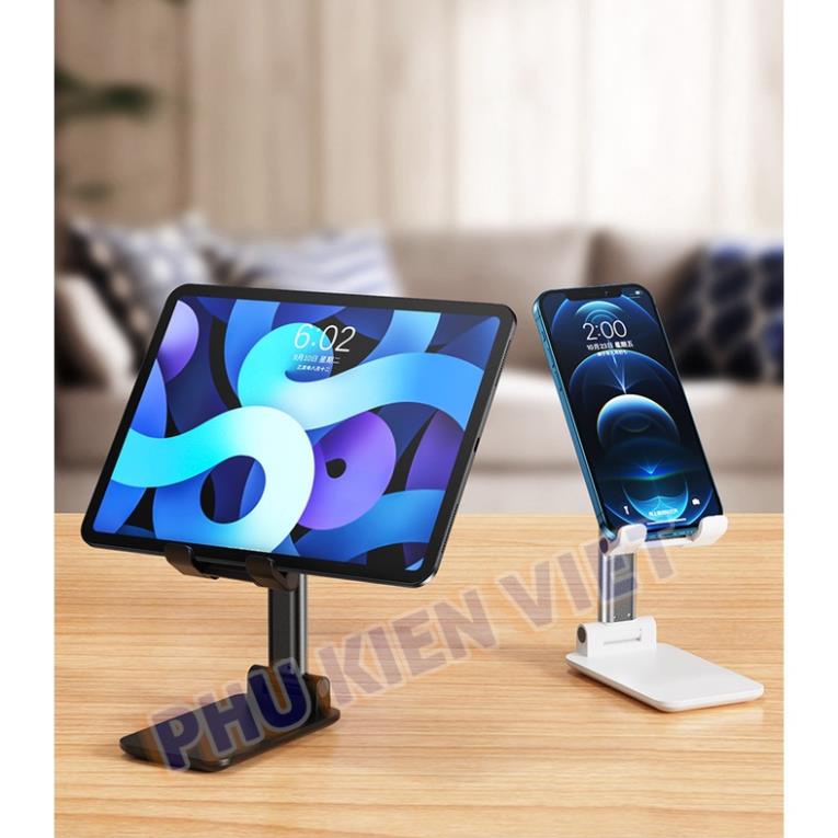 Giá đỡ điện thoại để bàn K3 nhỏ gọn điều chỉnh đa năng, Kệ để điện thoại Ipab gấp gọn đế vững chắc tiện lợi nhập xịn