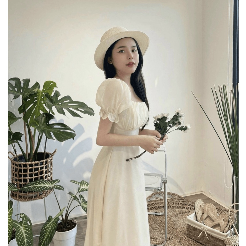 Váy Đầm Dự Tiệc Trễ Vai Dài Phong Cách HQ Cực Xinh Sang Chảnh HOTTREND  - ĐĂNG QUANG CLOTHER