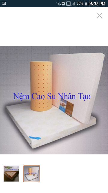 Nệm Cao Su Non 1m6 x 2m x 5cm/10cm(gấp 3)