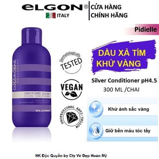 【SILVER SHAMOO - Dầu Xả Tím Elgon】dầu Xả tím khử vàng giữ bền màu tóc trắng bạch kim